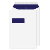 Blake Pure Premium Envelopes C4 Super White Wove Pocket Window Peel and Seal 120gsm 324x229mm (Pack 250) - RP84892